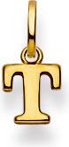 Natsumi Schmuck Anhänger Buchstabe T Gelbgold 18K/750 (750/18 K Gelbgold)