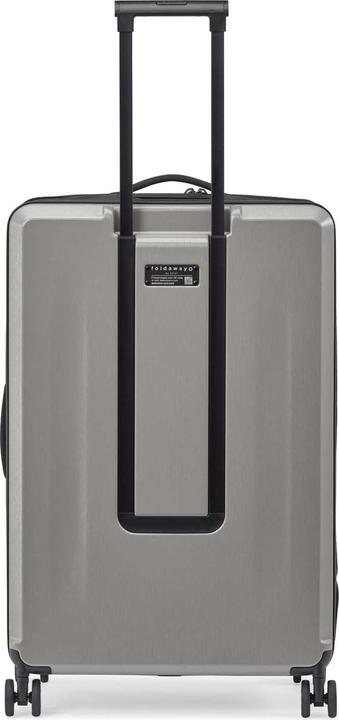 Actual product image Senz Senx Foldable Large Check In Trolley, 95L, Silk Grey (95 l, L (90 - 115l))
