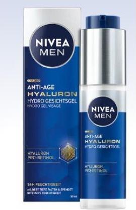 Produktbild NIVEA MEN Anti-Age Hyaluron Hydro Gesichtsgel (50 ml, Gesichtsgel)