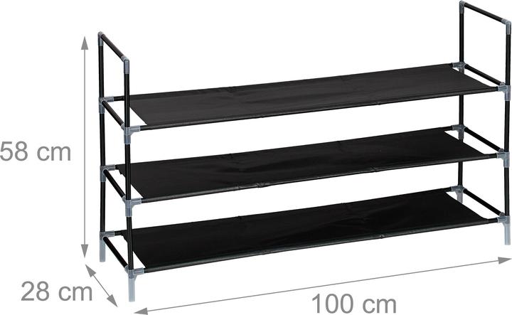 Productafbeelding Relaxdays Rangement-à-chaussures (100 x 28 x 58 cm)