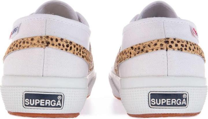 Actual product image Superga Womens/Ladies 2953 Cotu Cheetah Print Cowhide Leather Trainers (36.5)