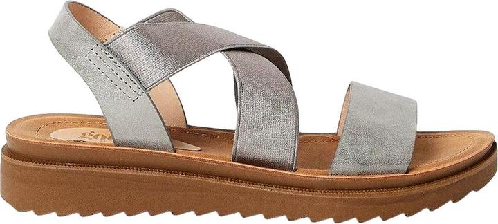 Actual product image Good For The Sole Womens/Ladies Ana Comfort Crossover Strap Wide Sandals (41)