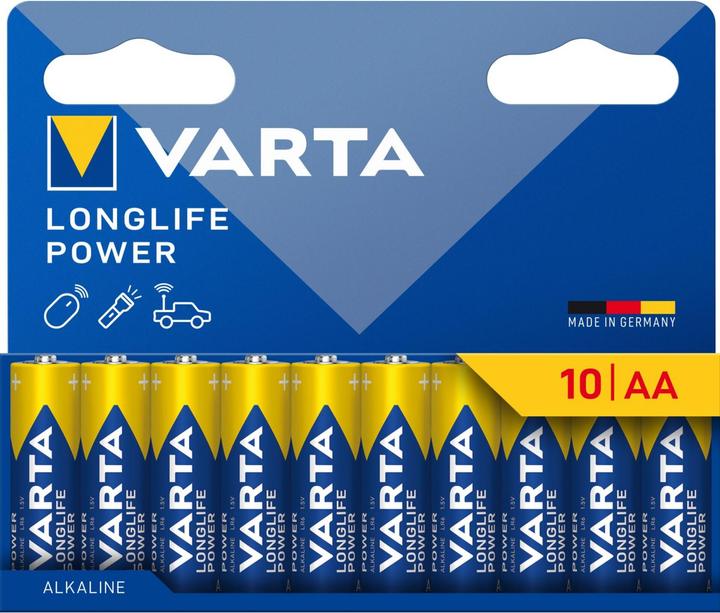 Image du produit Varta Pile LONGLIFE Power AA NOUVELLE (10 pcs, AA, 1500 mAh)