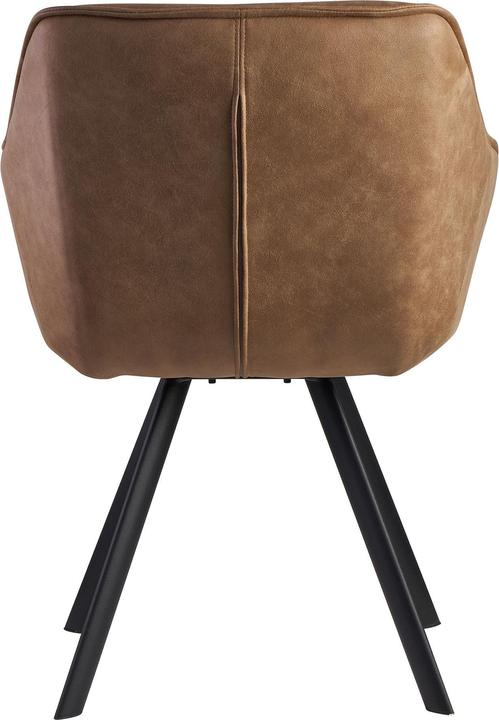 Actual product image FineBuy Chairs faux leather beige