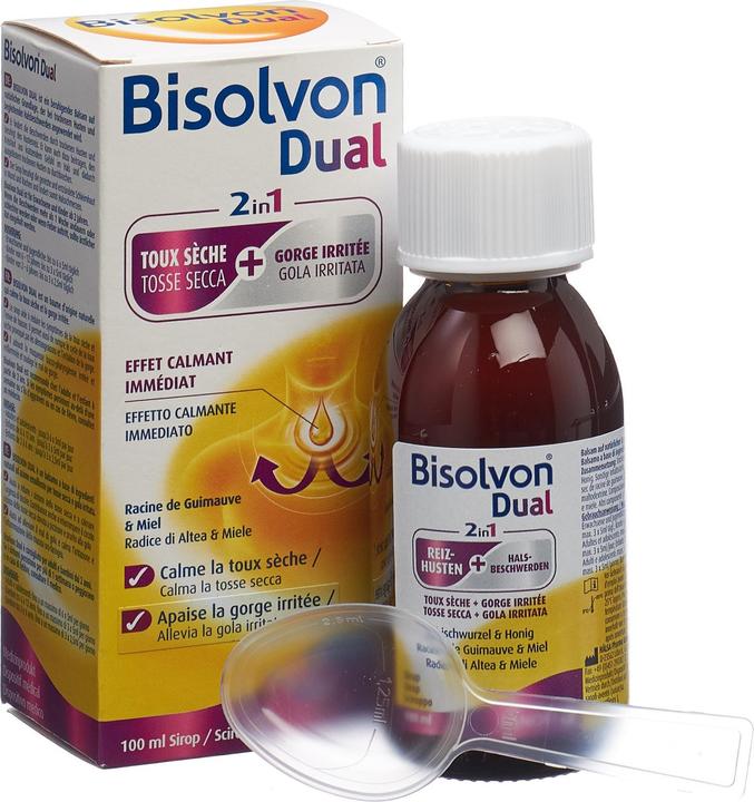 Produktbild Bisolvon DUAL 2 in 1 Hustensirup 100 ml (1 Stück)