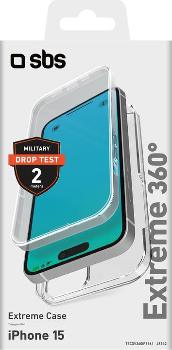 Produktbild SBS Full Body 360ø Cover iPhone 15 transp. (Apple iPhone 15)