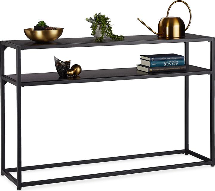 Relaxdays 2 Tier Console Table (110 x 30 x 70 cm)