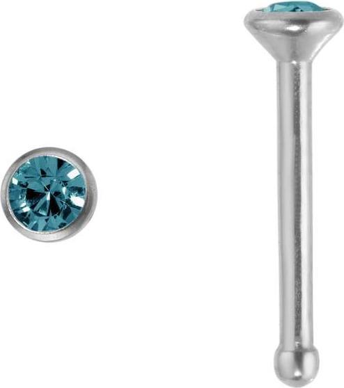 Bijouteria Nasenpiercing (Titan, Kristall)