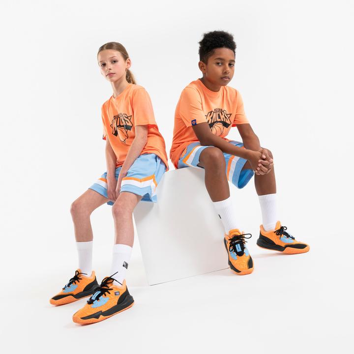 Immagine prodotto Tarmak Scarpe da basket per bambini Low NBA Knicks - Fast 900 Low-1 arancione (39)
