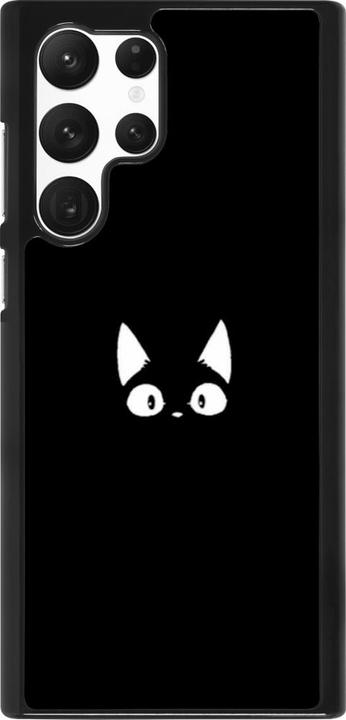 Actual product image PhoneLook Cover Funny cat on black (Samsung Galaxy S22 Ultra)