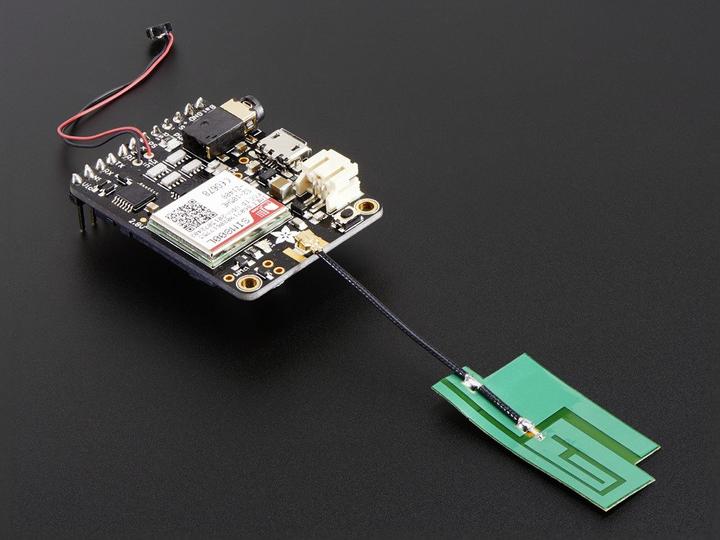 Produktbild OEM Slim Sticker-type GSM/Cellular Quad-Band Antenna - 3dBi uFL (Sender)