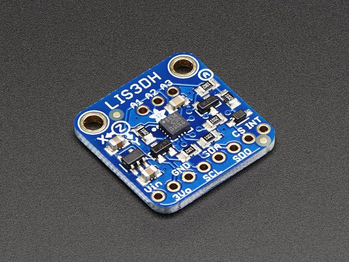 Image du produit Adafruit Accéléromètre à trois axes LIS3DH (Capteur)
