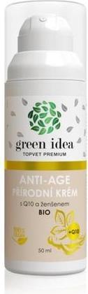 Actual product image Green Idea Topvet Premium Antiage Natural Cream with Q10 and Ginseng - 50 ml, for Mature Skin (50 ml)