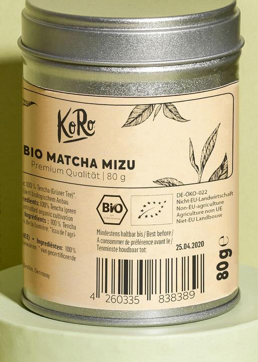 Produktbild KoRo Bio gemahlener Tencha (grüner Tee) (960 g)