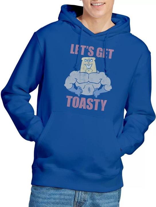 Immagine prodotto Ren & Stimpy Let's Get Toasty Felpa con Cappuccio Uomo (XL)