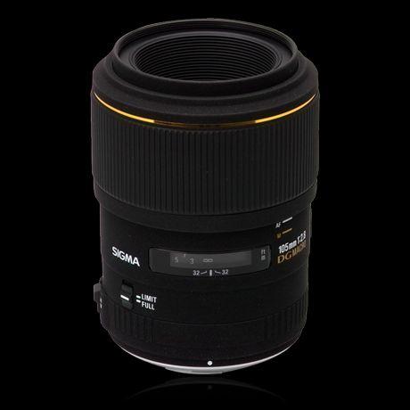 Actual product image Sigma 105mm f/2.8 EX DG OS HSM Nikon F (Nikon F, full size)