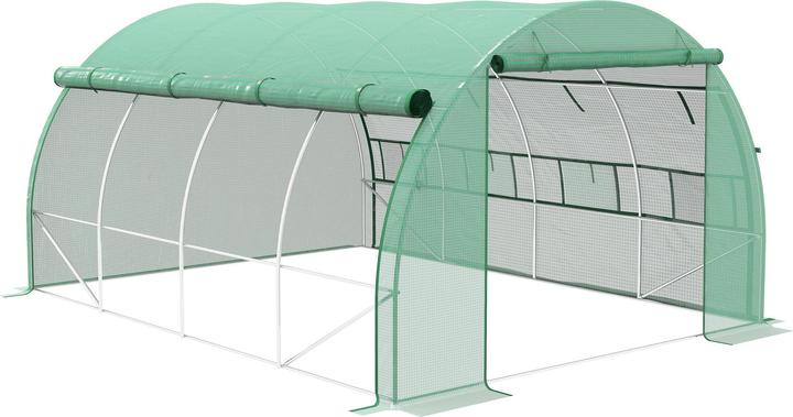 Image du produit Outsunny Serre en film plastique avec porte roulante
