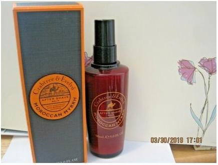 John Richmond Crabtree & Evelyn Moroccan Myrrh After Shave Balm 3oz - New in Box (Aftershave balm)