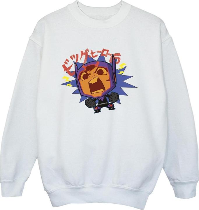 Disney Big Hero 6 Baymax Hiro Angry Manga Sweatshirt Jungen