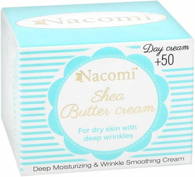 Produktbild Nacomi NACOMI Shea Butter Cream krem do twarzy z witaminą E i kwasem hialuronowym 50+ na dzień 50ml (50 ml, Tagescreme)