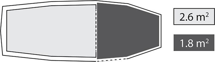 Actual product image Robens Voyager 2 Exp (Dome tent, 3.20 kg, 2 persons)