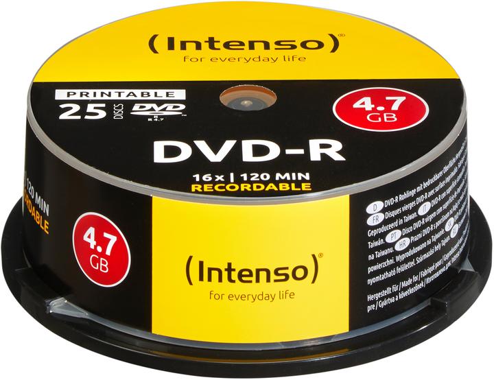 Produktbild Intenso DVD-R Cakebox (25 x)