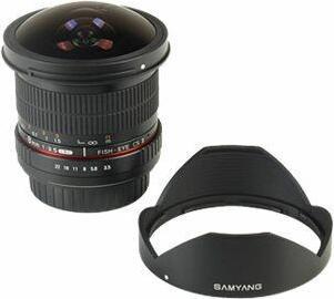 Immagine prodotto Samyang 8mm f/3.5 Asph IF MC Fisheye CSII DH - Sony E (Sony E, APS-C / DX)