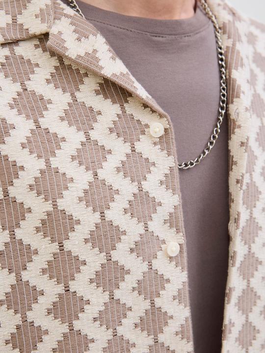 Produktbild Jack & Jones Jorsummer Luke Texture Resort Shirt Ss (M)