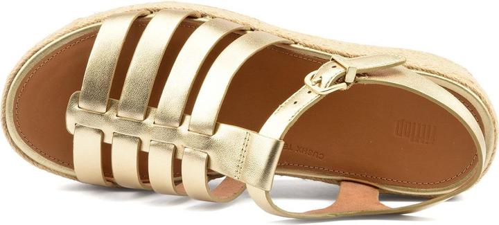 Actual product image Fitflop Platfforms Espadr. Leather Fisherman Wedge Sandals (39)