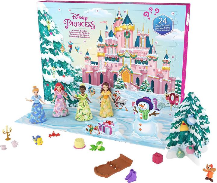 Mattel Calendario dell'Avvento delle Principesse Disney