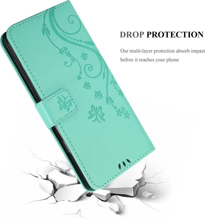 Produktbild Cadorabo Flower Book Hülle (Motorola Moto G200 5G)