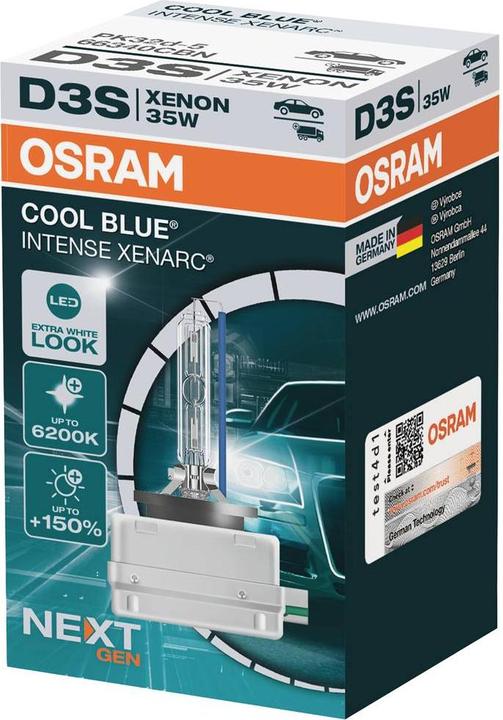 Actual product image Osram D3S Xenarc cool blue Intense (D3S)