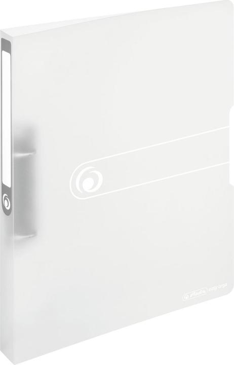 Image du produit Herlitz Classeur à anneaux easy orga to go, A4, 2 anneaux, blanc transp. Mécanisme D-Combi, largeur du dos (A4, 27 mm, 1 pièce(s))