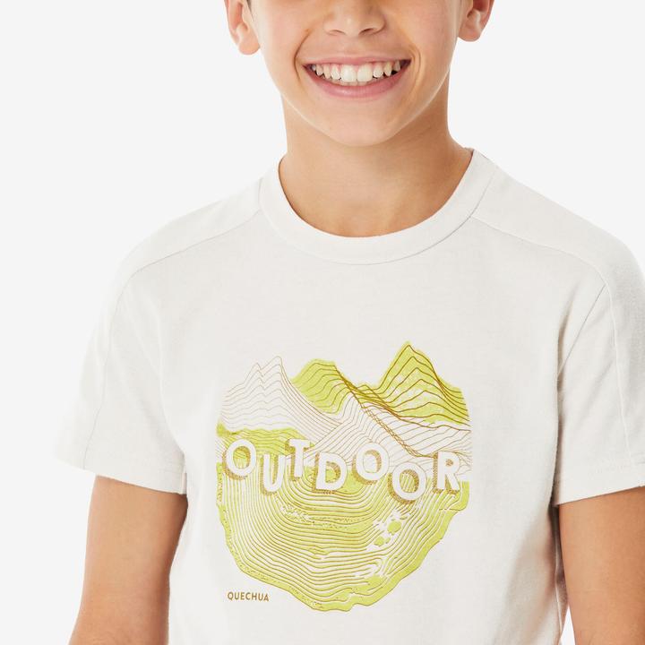 Actual product image Quechua Wander-T-Shirt NH100 Kinder Gr. 122–170 beige