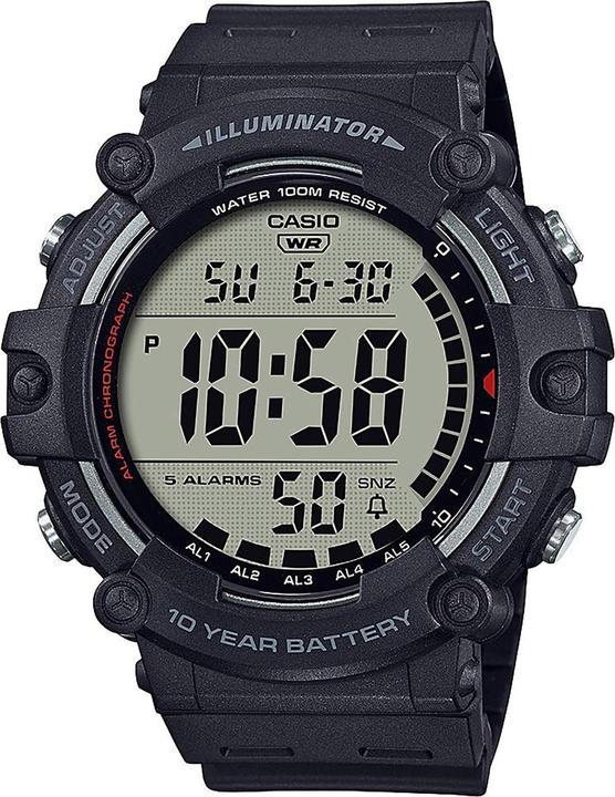 Casio Multifunktionsuhr - AE-1500WH-1AVDF (Digitaluhr, 51 mm)
