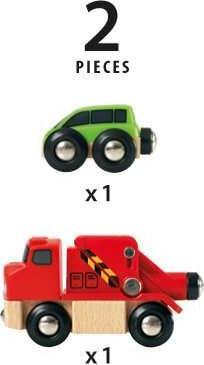 Actual product image Brio Towing vehicle with car