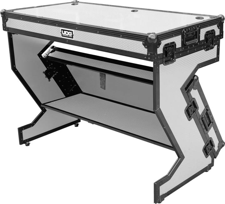 Immagine prodotto UDG Ultimate Flight Case Tavolo Dj portatile Z-Style Bianco Plus (ruote)
