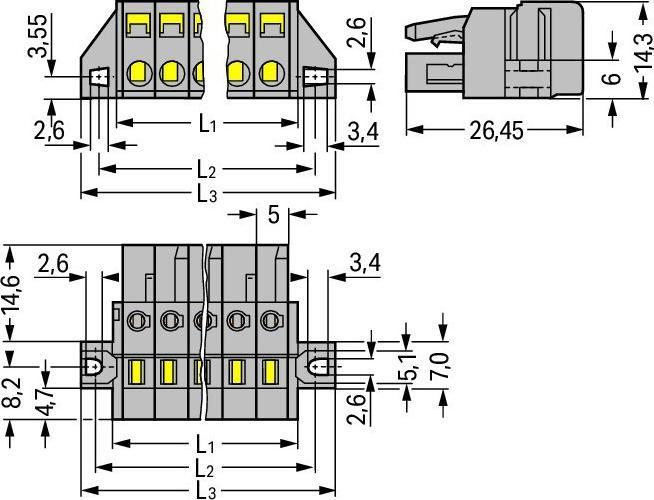 Actual product image Wago Female connector