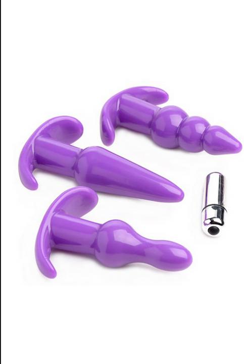 Image du produit Pipedream 4 pièces Vibrating Anal Plug Set