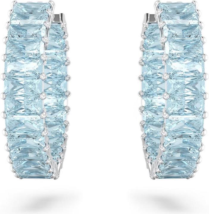 Immagine prodotto Swarovski Matrix Creoles Taglio Baguette Blu (Metallo Swarovski)