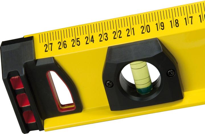 Actual product image Stanley FatMax I-profile spirit level II (60 cm length, 2 vertical vials/1 horizontal vial, aluminium) (61 cm)