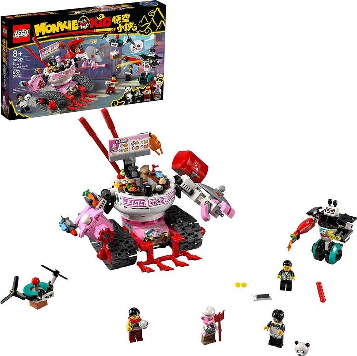 Actual product image LEGO Monkie Kid Pigsy's Noodle Cart (80026, LEGO Monkie Kid)