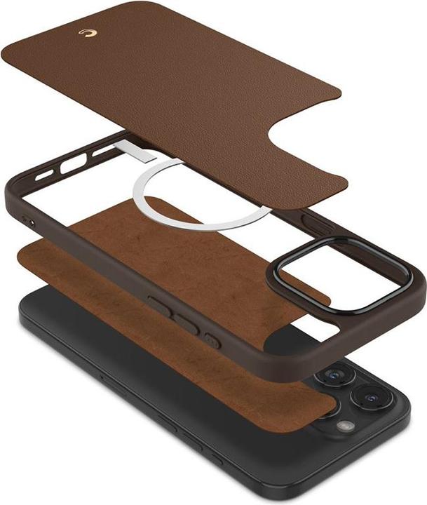 Actual product image Cyrill Kajuk MAG iPhone 15 Pro 6.1" Magsafe saddle brown ACS06771 (Apple iPhone 15 Pro)