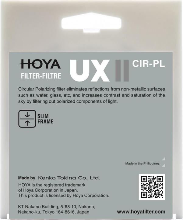 Produktbild Hoya UX II CIR-PL Filter (55 mm, Polarisationsfilter)