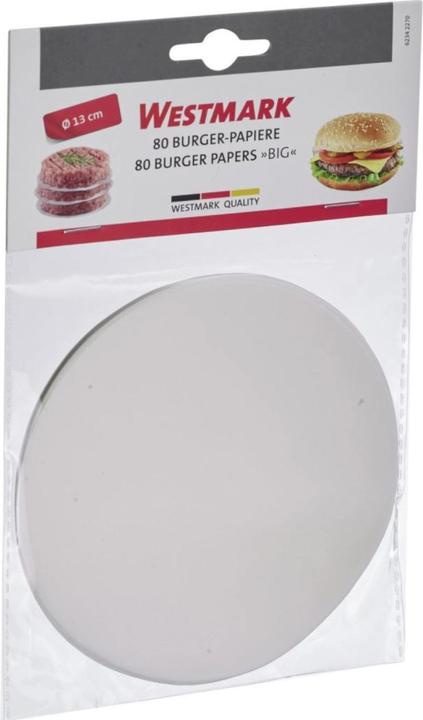 Actual product image Westmark Burger paper Big, 80 pieces, Ø13cm (Ø 13 cm)
