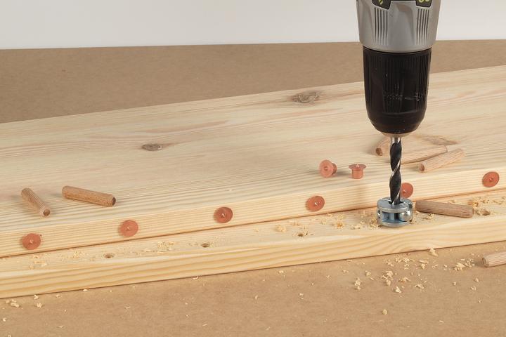 Produktbild wolfcraft wolfcraft 4 Dübelfix ø6mm (4 Stk.)