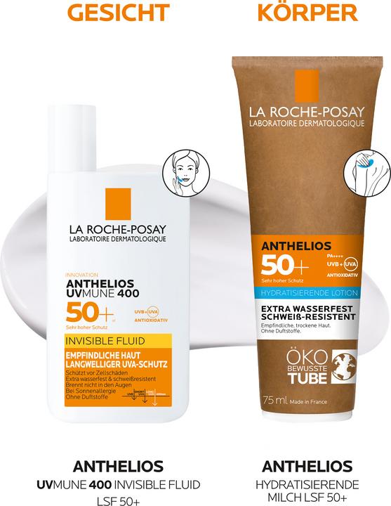 Actual product image La Roche Posay Anthelios sun milk (Suntan lotion, SPF 50+, 75 ml, 85 g)
