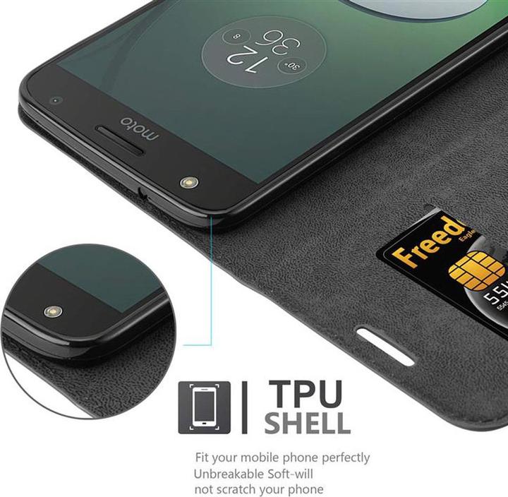 Produktbild Cadorabo Book Invisible Magnet Cover (Motorola Moto Z Play)