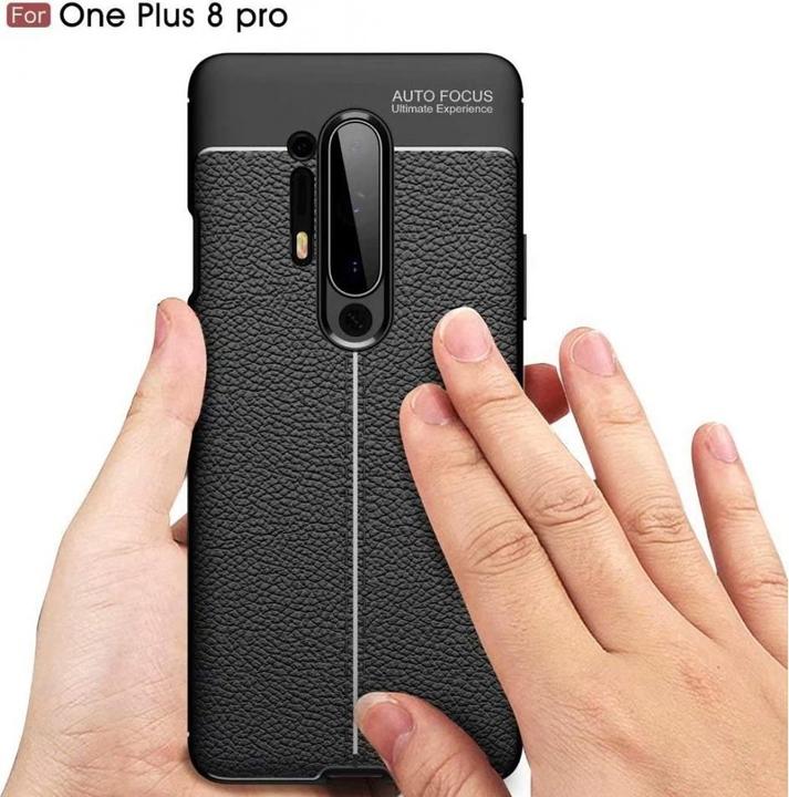 Produktbild Screenguard OnePlus 8 Pro Hülle Leather Design TPU Cover (OnePlus 8 Pro)