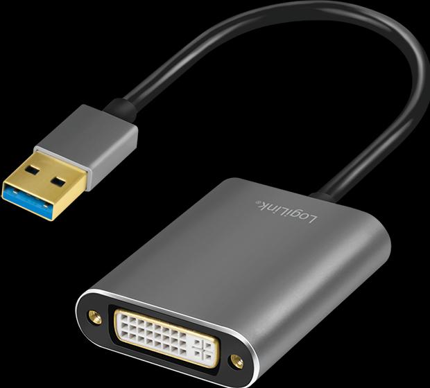 Produktbild LogiLink USB 3.0 zu (DVI, 5.10 cm)